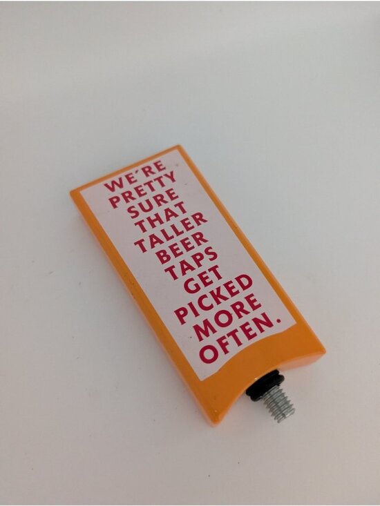 Unbranded Other - Novelty Beer Tap Handle Topper Orange Aprox. 6 In Tap Topper RARE